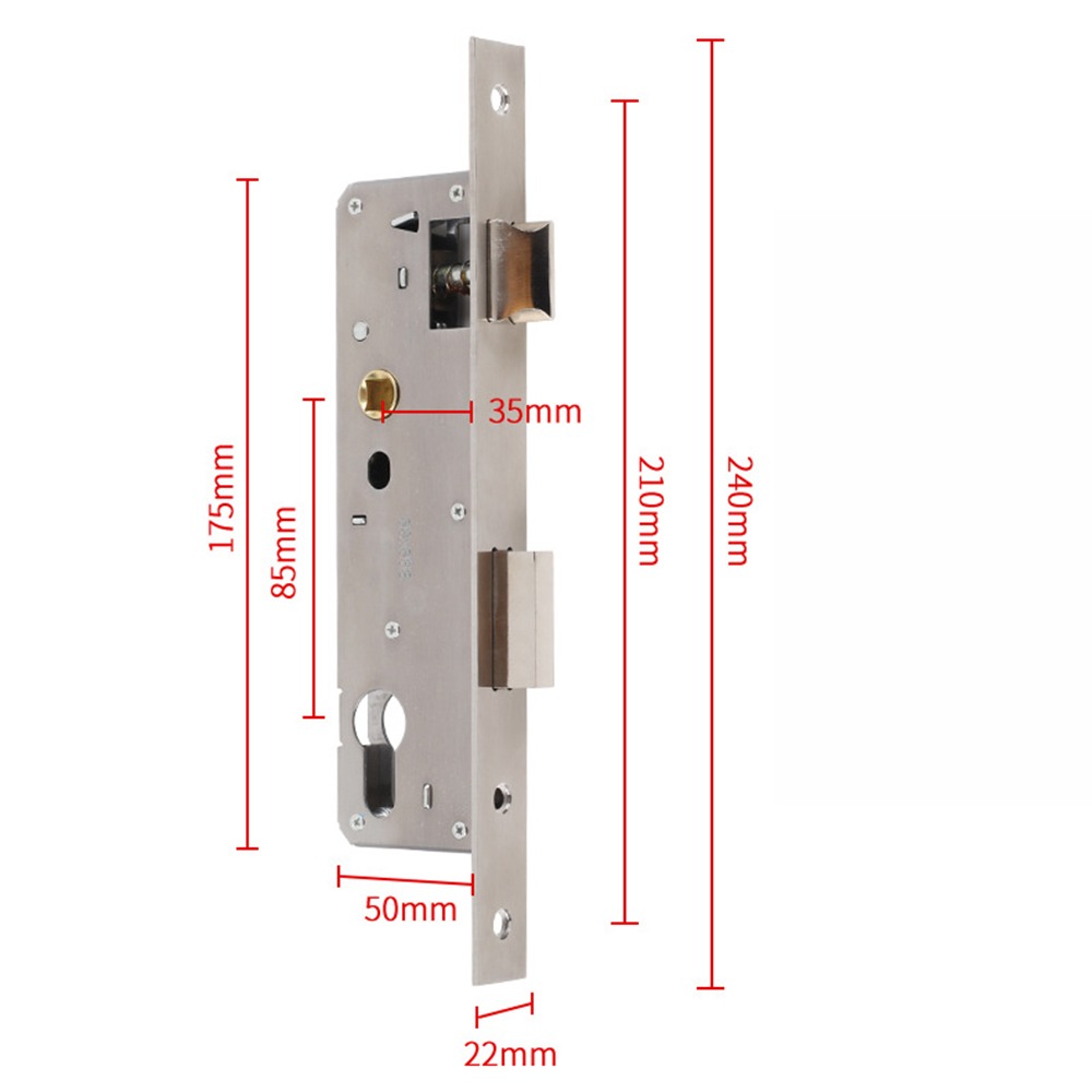 Universal Furniture Hardware - 8520/8525/8530/8535 Aluminum Door Lock Universal Single