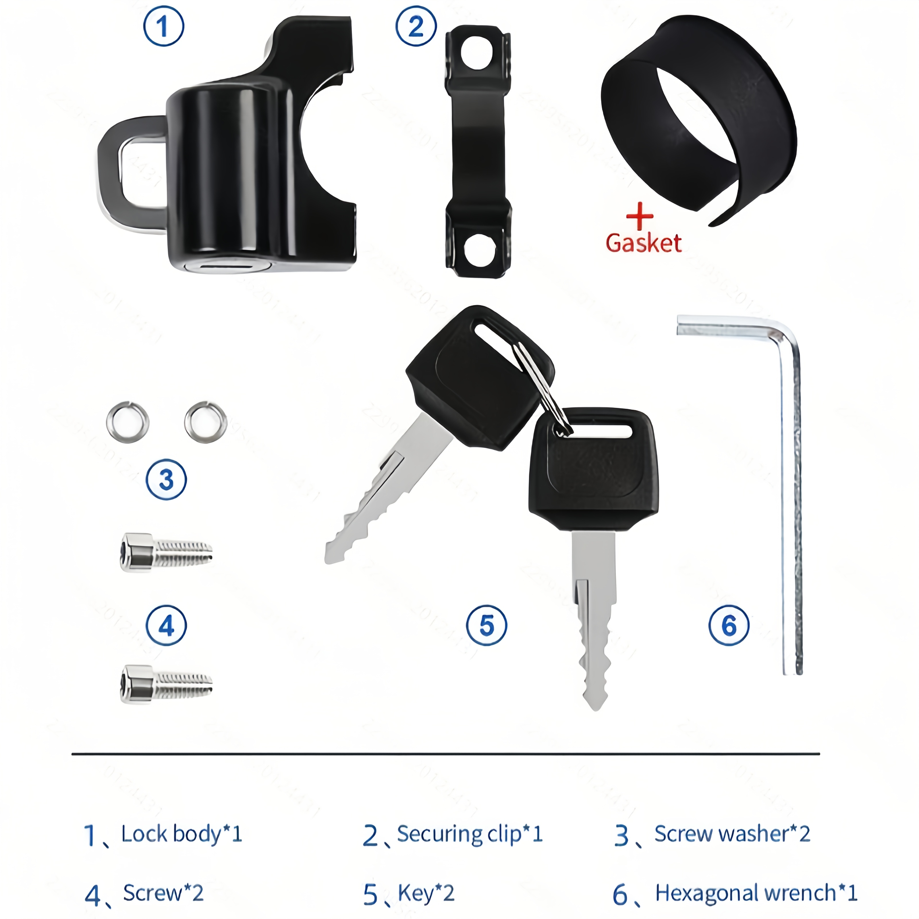 Motorcycle Helmet Lock Aluminu - Universal Furniture Hardware avis et prix