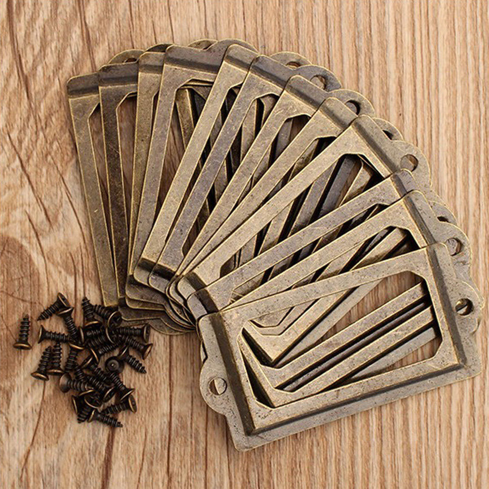 Aa20Pcs Antique Brass Drawer L - Furniture Hardware Names avis et prix