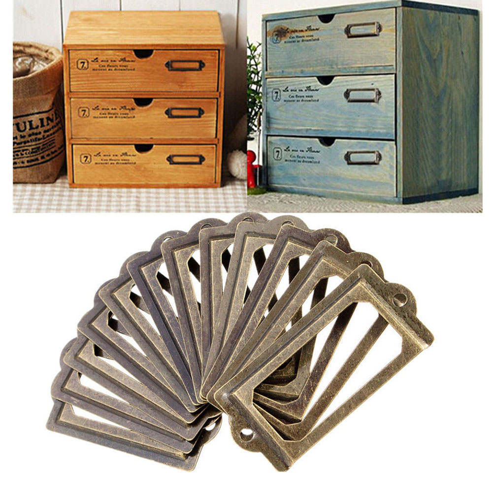 Aa20Pcs Antique Brass Drawer L - Furniture Hardware Names avis et prix