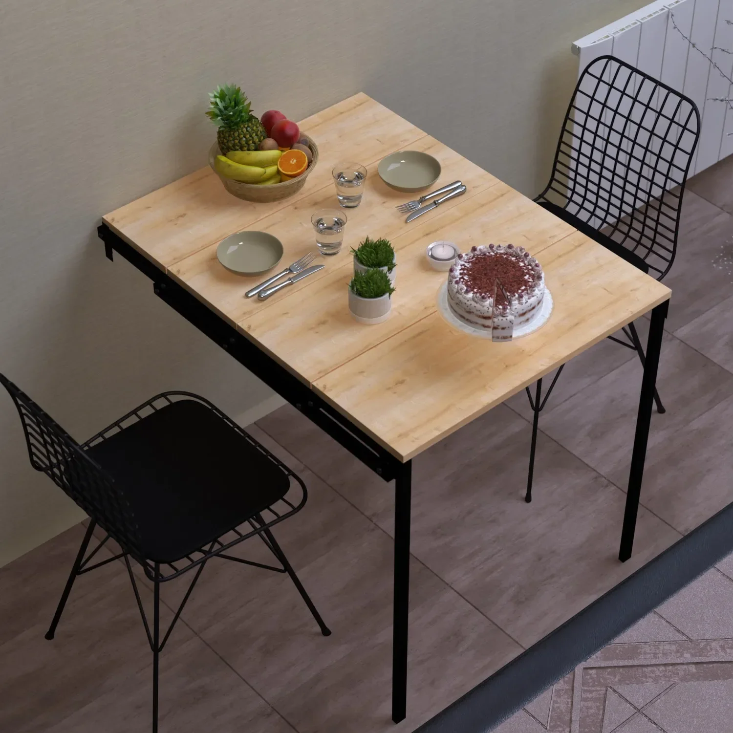 -Wall Mounted Folding Retracta - Furniture Hardware Material avis et prix