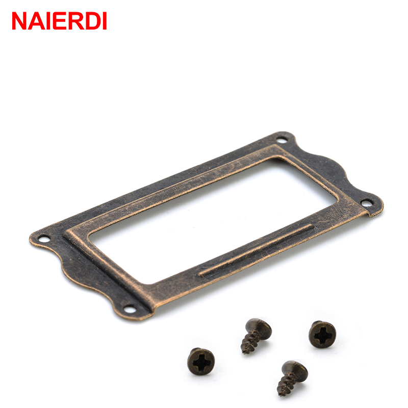 10pcs NAIERDI Antique Brass Ha - Furniture Hardware Names avis et prix