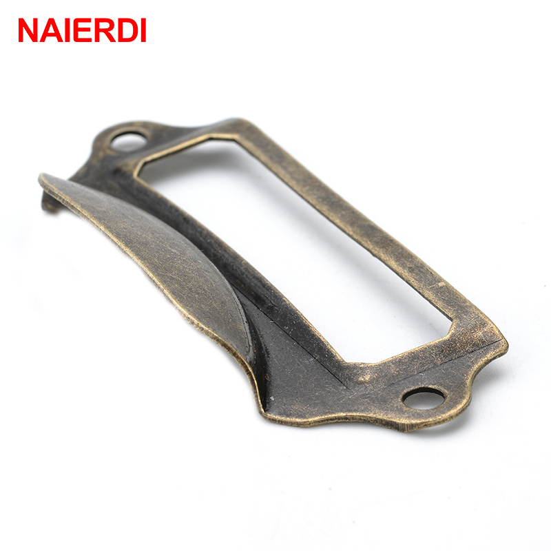 10pcs NAIERDI Antique Handles  - Furniture Hardware Names avis et prix