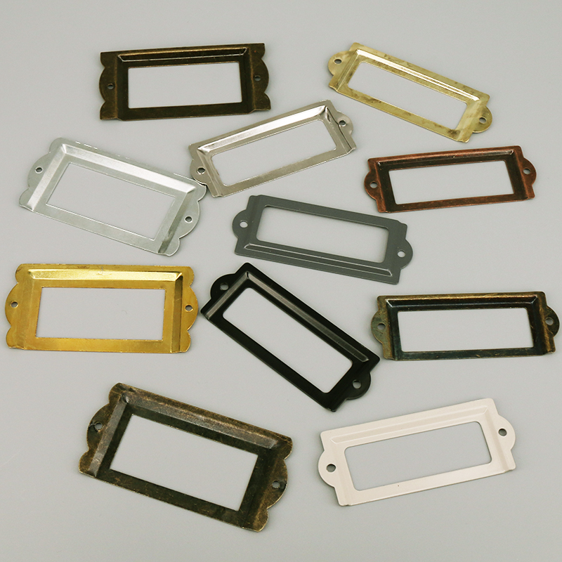 4PCS Antique Iron Tag Label Fr - Furniture Hardware Names avis et prix