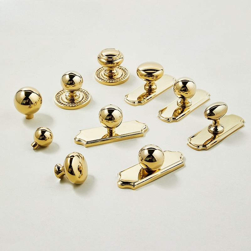 Brass Gold Ball Bedside Drawer - Furniture Hardware With Backplate avis et prix