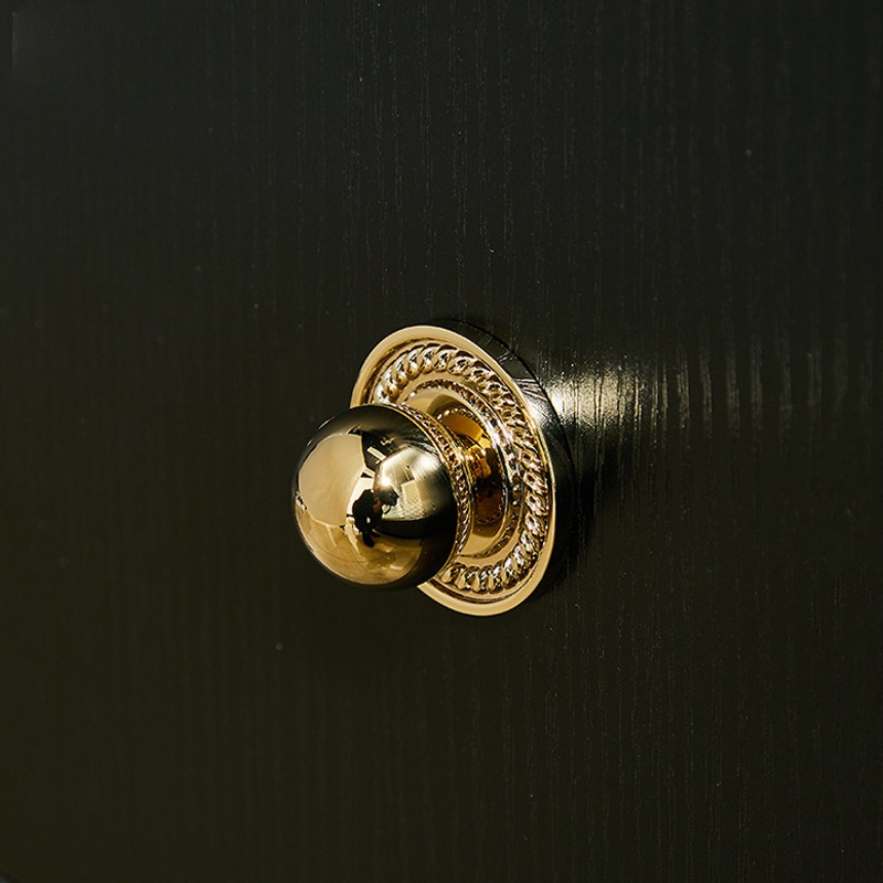 Brass Gold Ball Bedside Drawer - Furniture Hardware With Backplate avis et prix