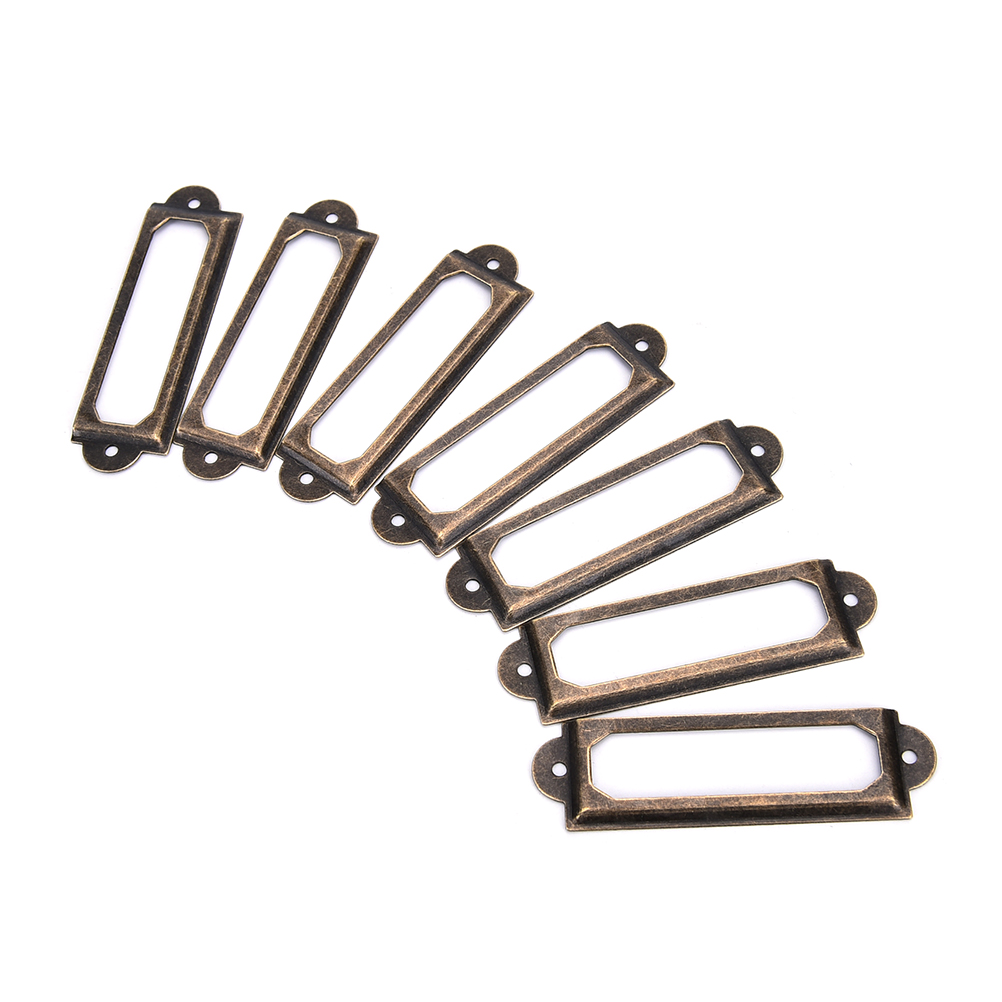 50pcs Antique Brass Metal Labe - Furniture Hardware Names avis et prix