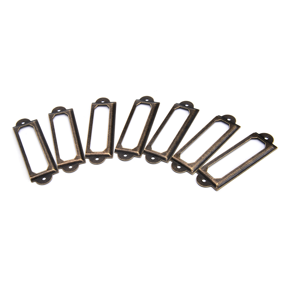 50pcs Antique Brass Metal Labe - Furniture Hardware Names avis et prix