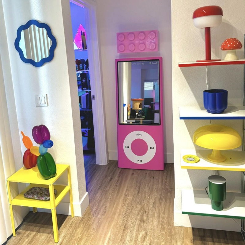 Retro Full-length Mirror Full- - Furniture For Hardware Shop avis et prix