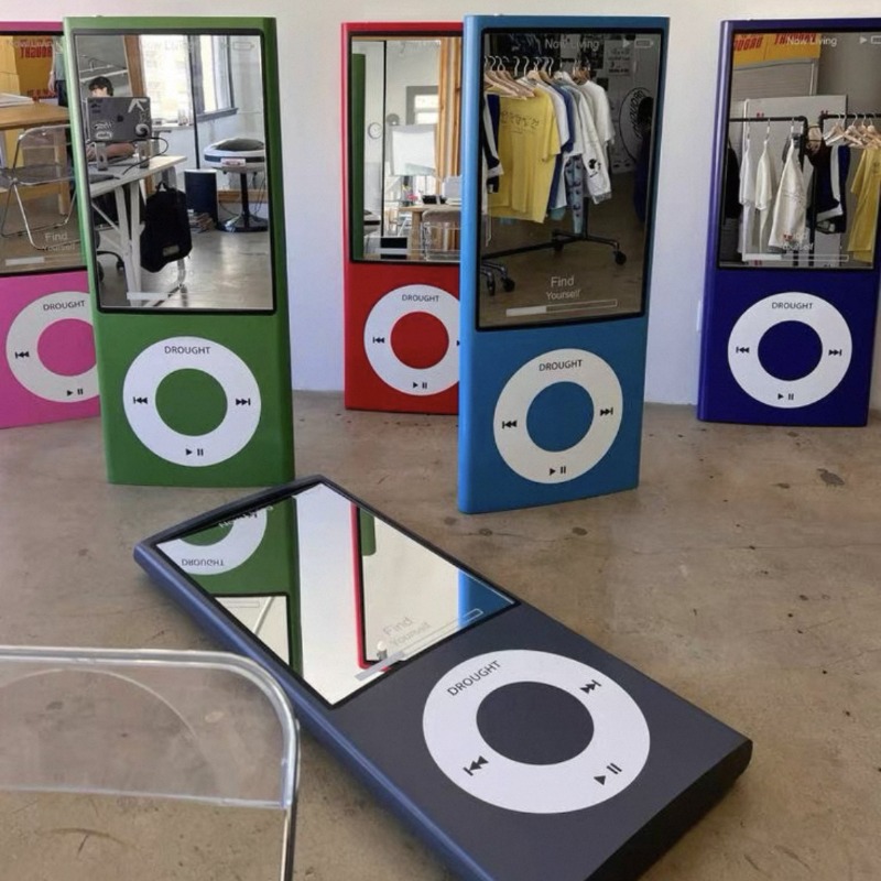 Retro Full-length Mirror Full- - Furniture For Hardware Shop avis et prix