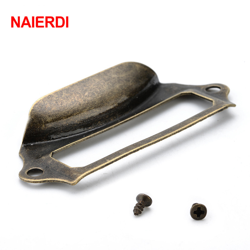 NAIERDI 5pcs Antique Brass Met - Furniture Hardware Names avis et prix