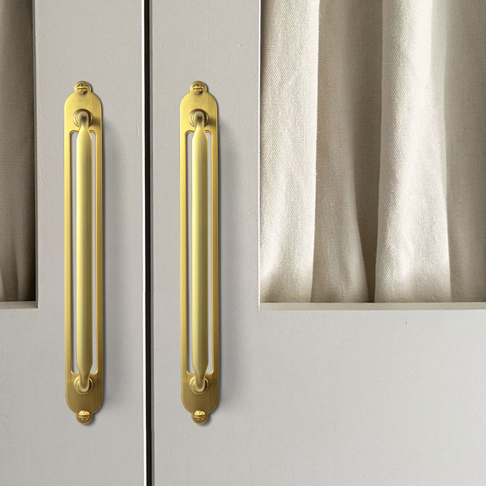 Goo-Ki Brushed Gold Zinc Alloy - Furniture Hardware With Backplate avis et prix