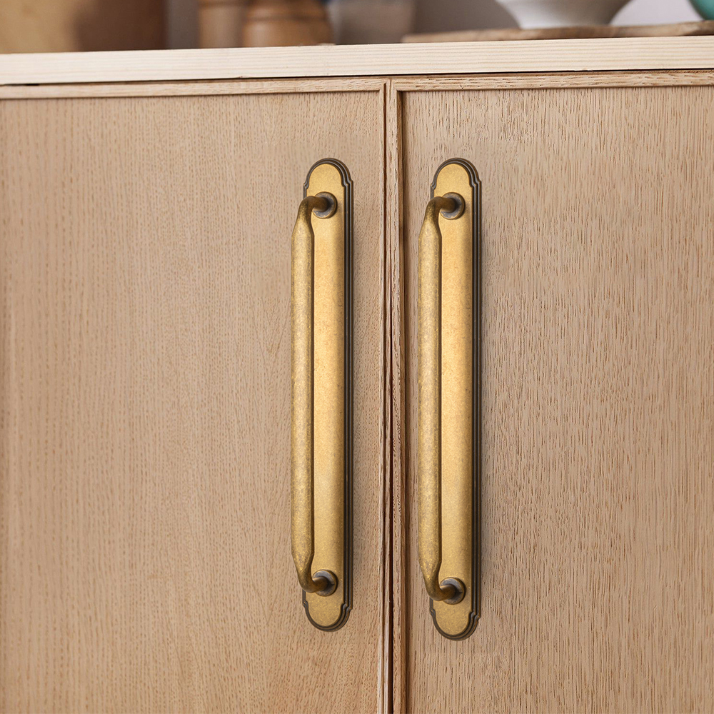 Goo-Ki Brushed Gold Zinc Alloy - Furniture Hardware With Backplate avis et prix